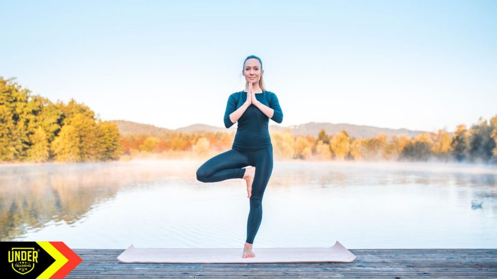 Equilibrio yoga posizione albero